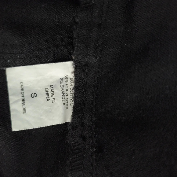 New York & Company Black High Waisted Pull on Skinny Small Jeans - Picture 5 of 8